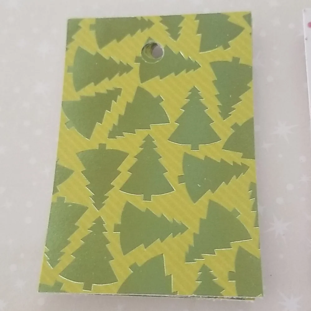 42 Christmas Multicolored Hand Cut Cardstock Gift tags
